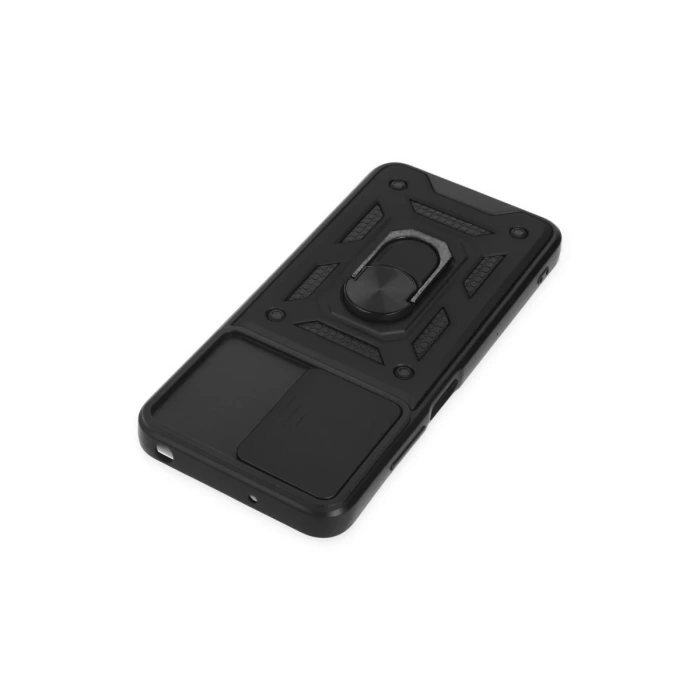 Newface Xiaomi Poco M5 Kılıf Pars Lens Yüzüklü Silikon