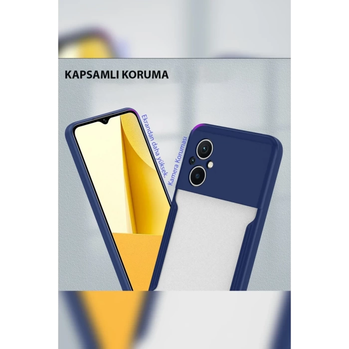 Newface Xiaomi Poco M5 Kılıf Platin Silikon