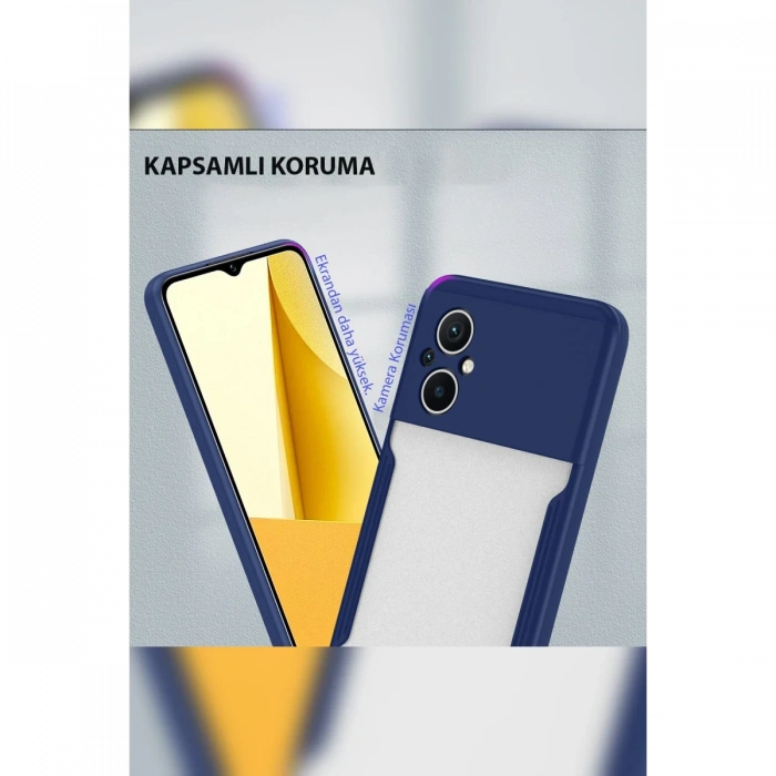 Newface Xiaomi Poco M5 Kılıf Platin Silikon