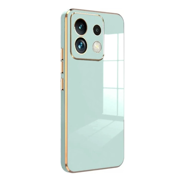 Newface Xiaomi Poco M6 Pro 4G Kılıf Volet Silikon - Açık Yeşil