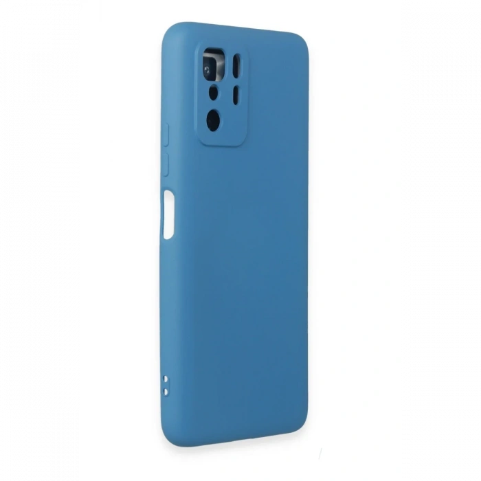 Newface Xiaomi Poco X3 GT Kılıf Nano içi Kadife Silikon - Mavi