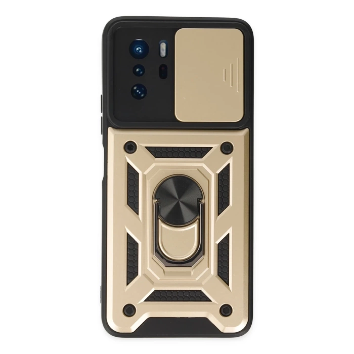Newface Xiaomi Poco X3 GT Kılıf Pars Lens Yüzüklü Silikon