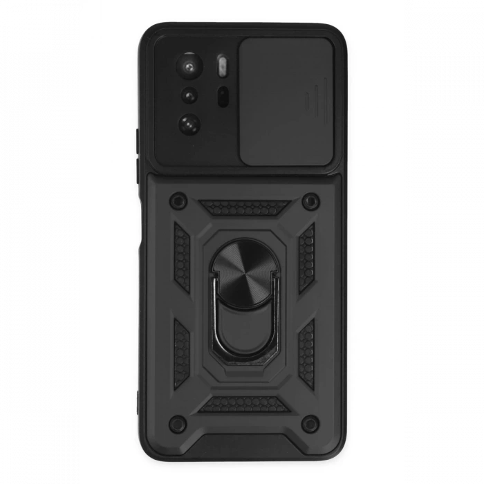Newface Xiaomi Poco X3 GT Kılıf Pars Lens Yüzüklü Silikon