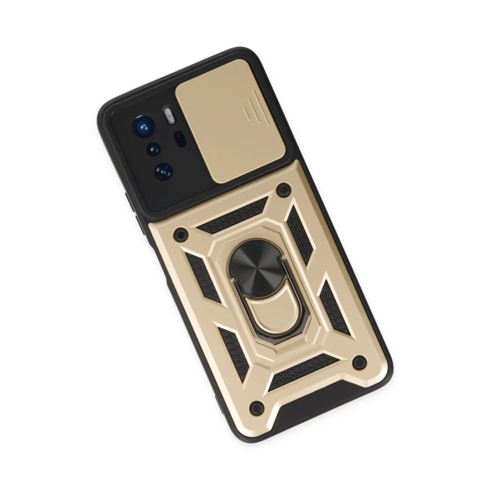 Newface Xiaomi Poco X3 GT Kılıf Pars Lens Yüzüklü Silikon