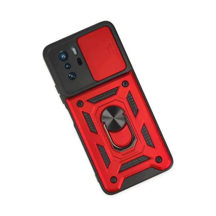 Newface Xiaomi Poco X3 GT Kılıf Pars Lens Yüzüklü Silikon