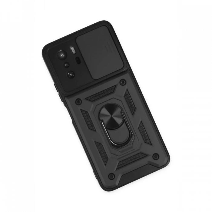 Newface Xiaomi Poco X3 GT Kılıf Pars Lens Yüzüklü Silikon