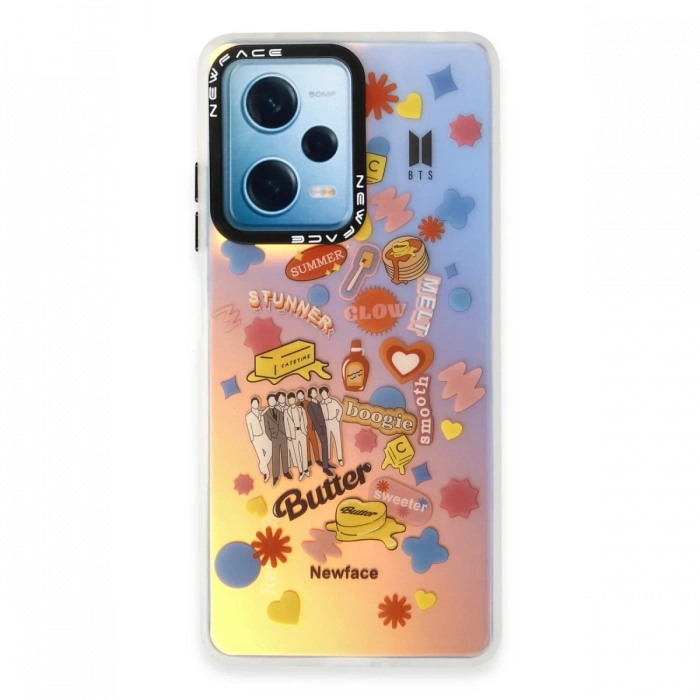 Newface Xiaomi Poco X5 5G Kılıf Estoril Desenli Kapak