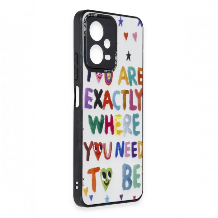 Newface Xiaomi Poco X5 Pro 5G Kılıf Mirror Desenli Kapak