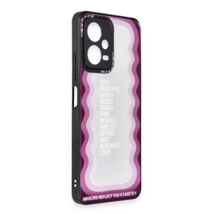 Newface Xiaomi Poco X5 Pro 5G Kılıf Mirror Desenli Kapak