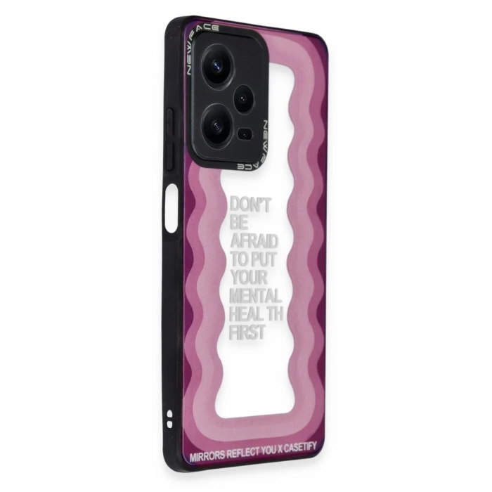 Newface Xiaomi Poco X5 Pro 5G Kılıf Mirror Desenli Kapak - Mirror - 11
