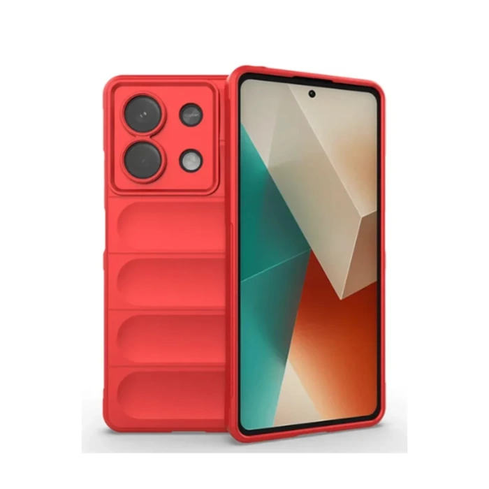 Newface Xiaomi Poco X6 Kılıf Optimum Silikon - Kırmızı