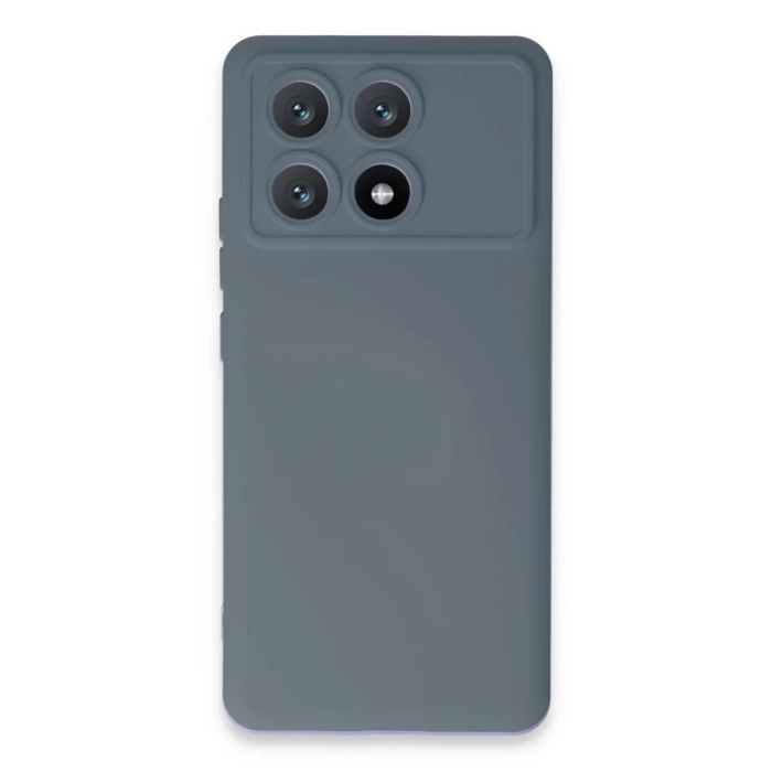 Newface Xiaomi Poco X6 Pro Kılıf Nano içi Kadife Silikon - Gri