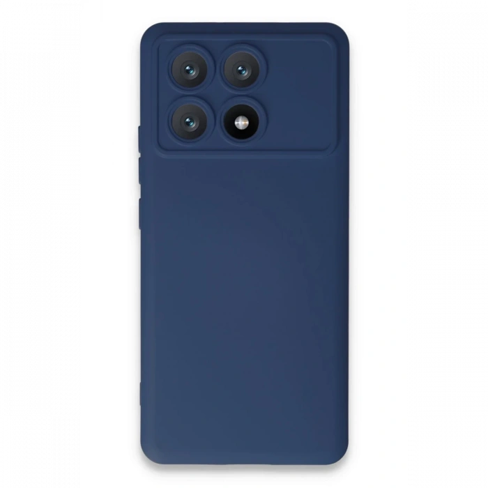 Newface Xiaomi Poco X6 Pro Kılıf Nano içi Kadife Silikon - Lacivert