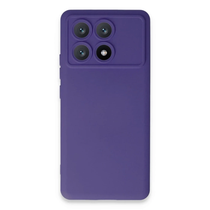 Newface Xiaomi Poco X6 Pro Kılıf Nano içi Kadife Silikon - Mor