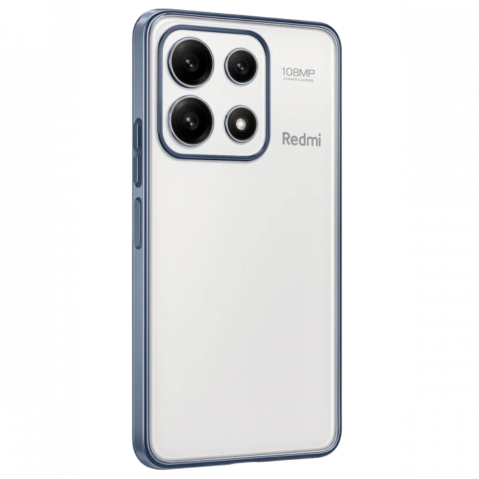 Newface Xiaomi Poco X6 Pro Kılıf Razer Lensli Silikon - Açık Mavi