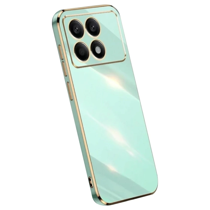 Newface Xiaomi Poco X6 Pro Kılıf Volet Silikon - Açık Yeşil