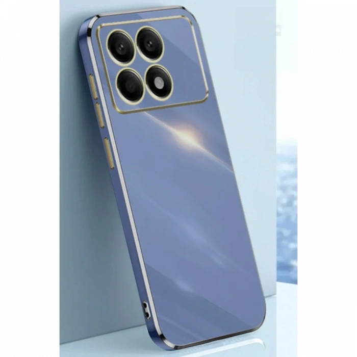 Newface Xiaomi Poco X6 Pro Kılıf Volet Silikon - Mavi