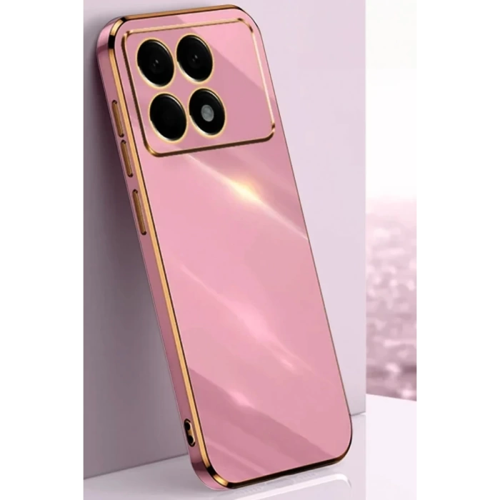 Newface Xiaomi Poco X6 Pro Kılıf Volet Silikon - Mor