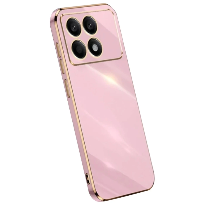 Newface Xiaomi Poco X6 Pro Kılıf Volet Silikon - Pembe
