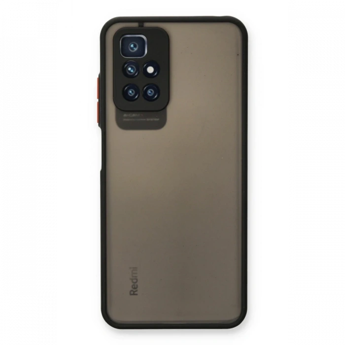 Newface Xiaomi Redmi 10 2022 Kılıf Montreal Silikon Kapak - Siyah