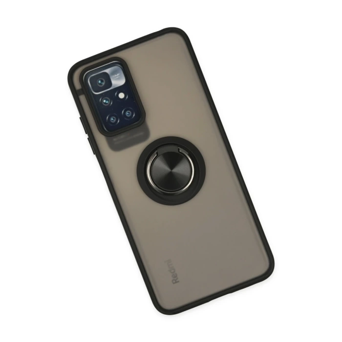 Newface Xiaomi Redmi 10 2022 Kılıf Montreal Yüzüklü Silikon Kapak