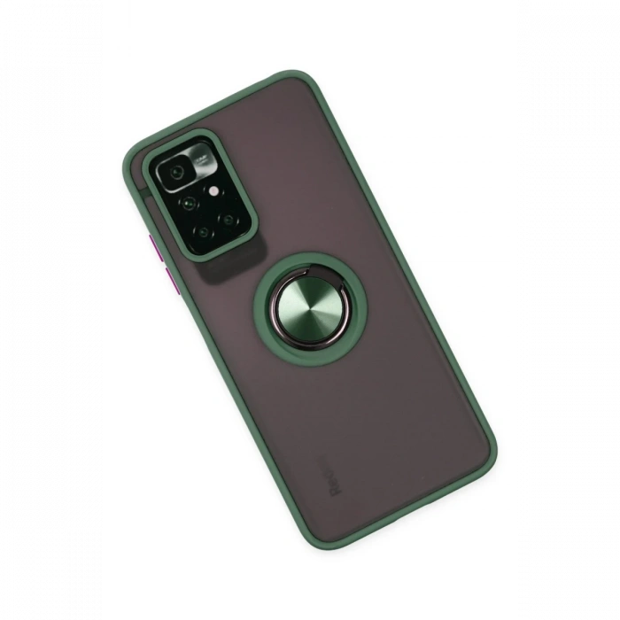 Newface Xiaomi Redmi 10 2022 Kılıf Montreal Yüzüklü Silikon Kapak