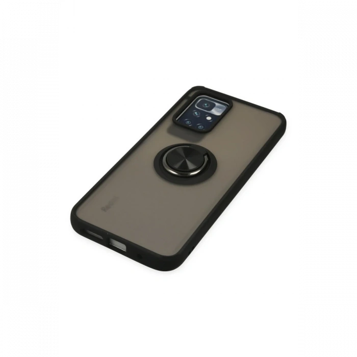 Newface Xiaomi Redmi 10 2022 Kılıf Montreal Yüzüklü Silikon Kapak