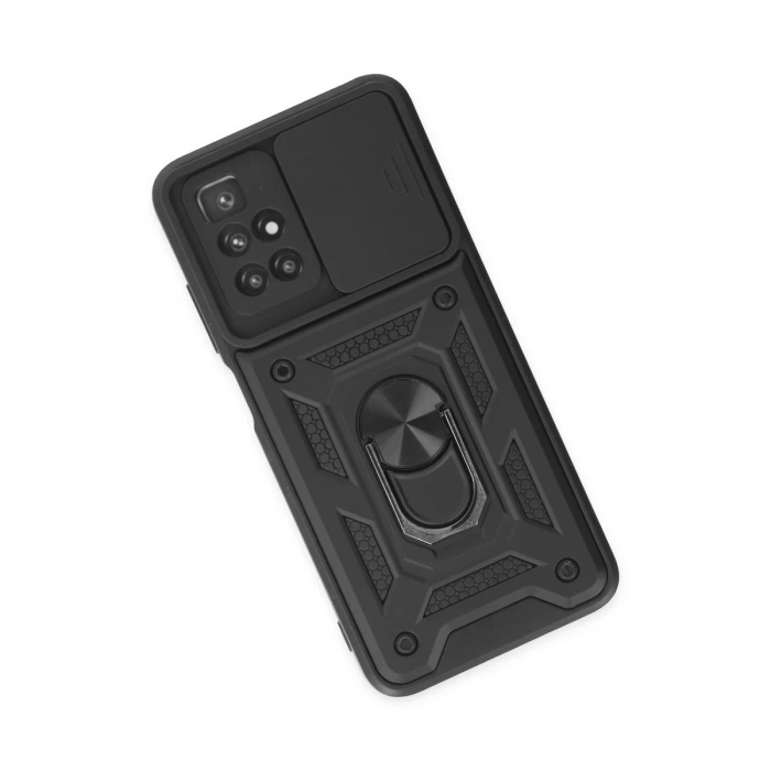 Newface Xiaomi Redmi 10 2022 Kılıf Pars Lens Yüzüklü Silikon