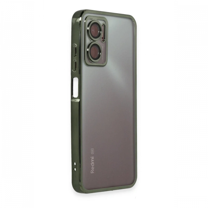 Newface Xiaomi Redmi 10 5G Kılıf Razer Lensli Silikon
