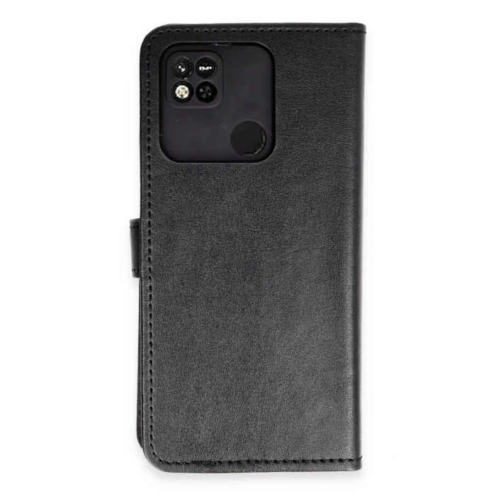 Newface Xiaomi Redmi 10A Kılıf Trend S Plus Kapaklı Kılıf - Siyah