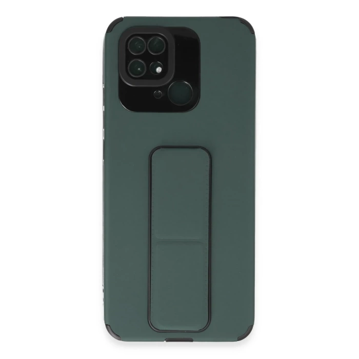 Newface Xiaomi Redmi 10C Kılıf Mega Standlı Silikon