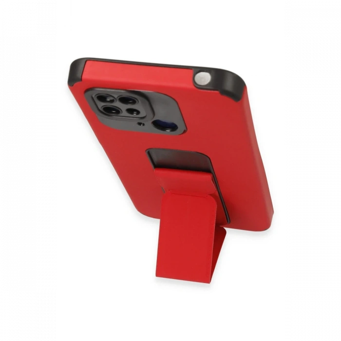Newface Xiaomi Redmi 10C Kılıf Mega Standlı Silikon