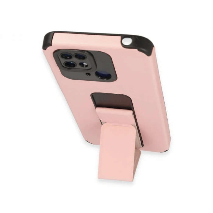 Newface Xiaomi Redmi 10C Kılıf Mega Standlı Silikon
