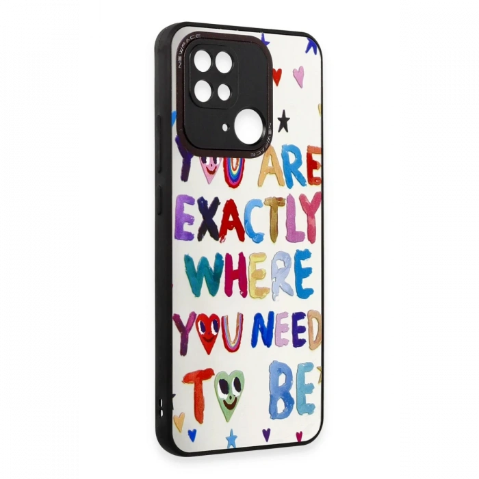 Newface Xiaomi Redmi 10C Kılıf Mirror Desenli Kapak