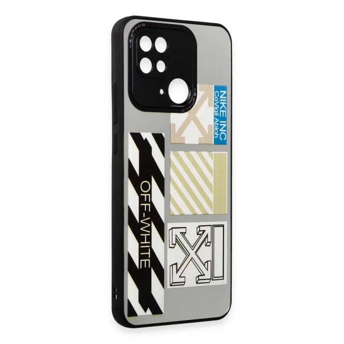 Newface Xiaomi Redmi 10C Kılıf Mirror Desenli Kapak