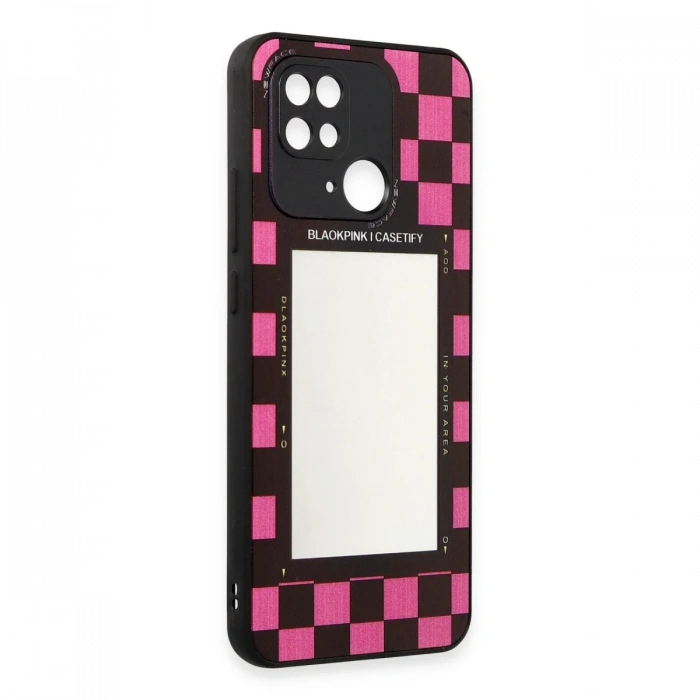 Newface Xiaomi Redmi 10C Kılıf Mirror Desenli Kapak
