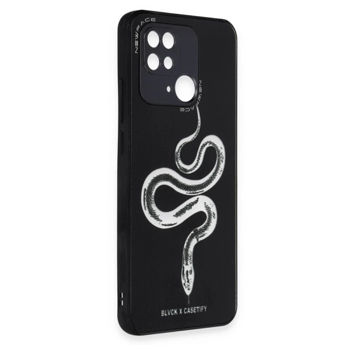 Newface Xiaomi Redmi 10C Kılıf Mirror Desenli Kapak