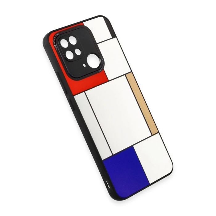 Newface Xiaomi Redmi 10C Kılıf Mirror Desenli Kapak