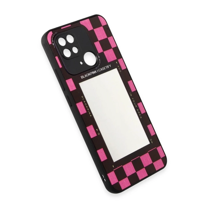 Newface Xiaomi Redmi 10C Kılıf Mirror Desenli Kapak