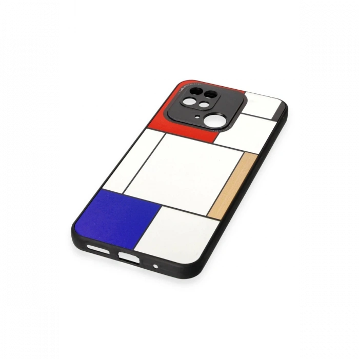Newface Xiaomi Redmi 10C Kılıf Mirror Desenli Kapak