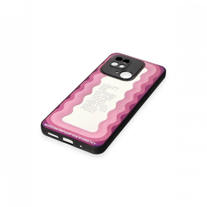Newface Xiaomi Redmi 10C Kılıf Mirror Desenli Kapak