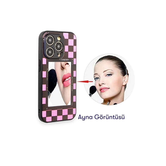 Newface Xiaomi Redmi 10C Kılıf Mirror Desenli Kapak