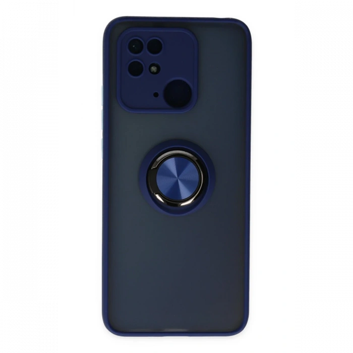 Newface Xiaomi Redmi 10C Kılıf Montreal Yüzüklü Silikon Kapak