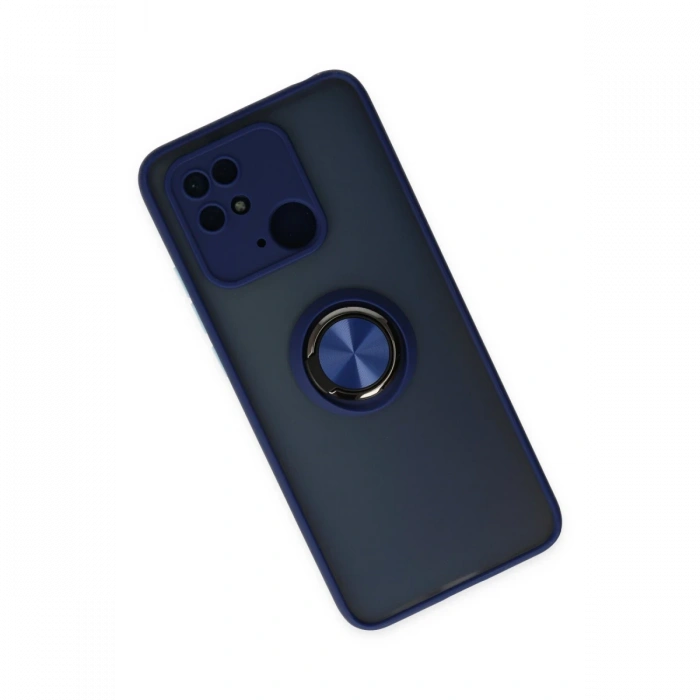 Newface Xiaomi Redmi 10C Kılıf Montreal Yüzüklü Silikon Kapak