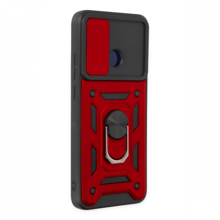 Newface Xiaomi Redmi 10C Kılıf Pars Lens Yüzüklü Silikon