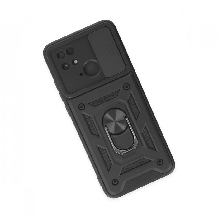 Newface Xiaomi Redmi 10C Kılıf Pars Lens Yüzüklü Silikon