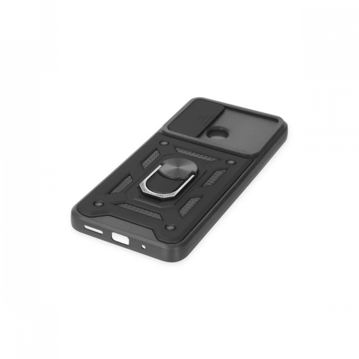 Newface Xiaomi Redmi 10C Kılıf Pars Lens Yüzüklü Silikon