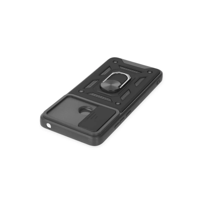 Newface Xiaomi Redmi 10C Kılıf Pars Lens Yüzüklü Silikon