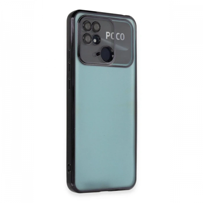 Newface Xiaomi Redmi 10C Kılıf Razer Lensli Silikon