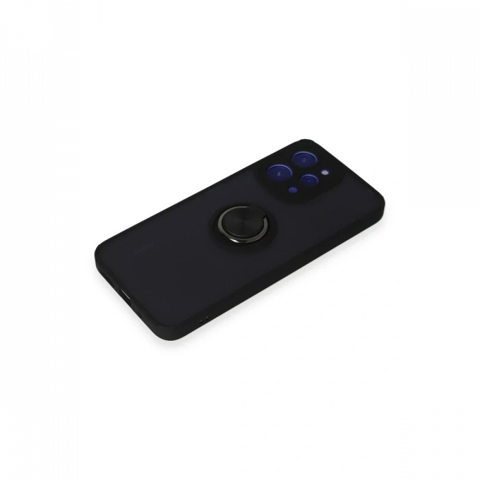 Newface Xiaomi Redmi 12 Kılıf Montreal Yüzüklü Silikon Kapak